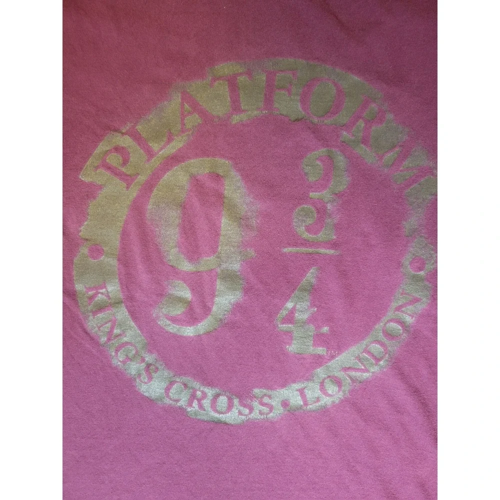 Harry Potter Mens Kings Cross Station Shirt Size‎ Medium Graphic Tee